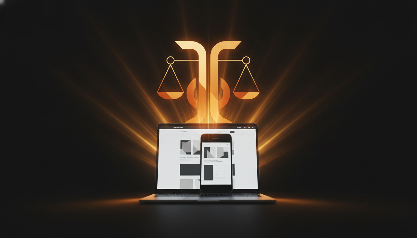 Law firm website design rebuilt in 7 days