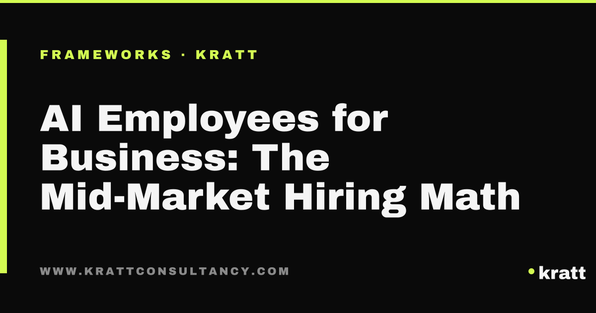 AI employees for business: the mid-market hiring math