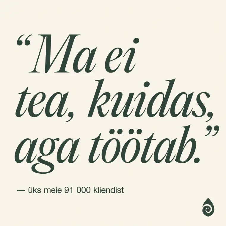 Ecosh: first-person customer quote frame