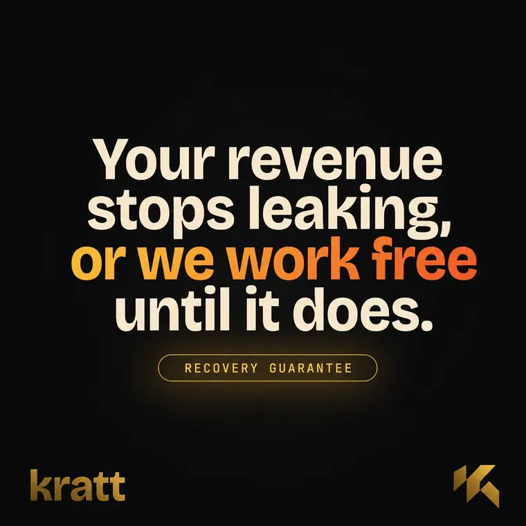 kratt ad: recovery guarantee card