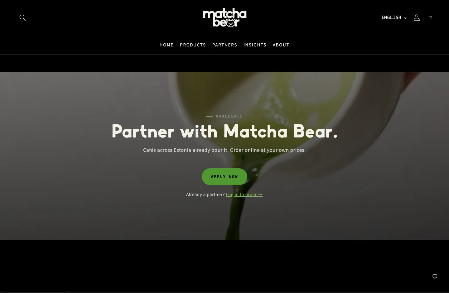 The Partners page: the partner map and the application to become a partner.