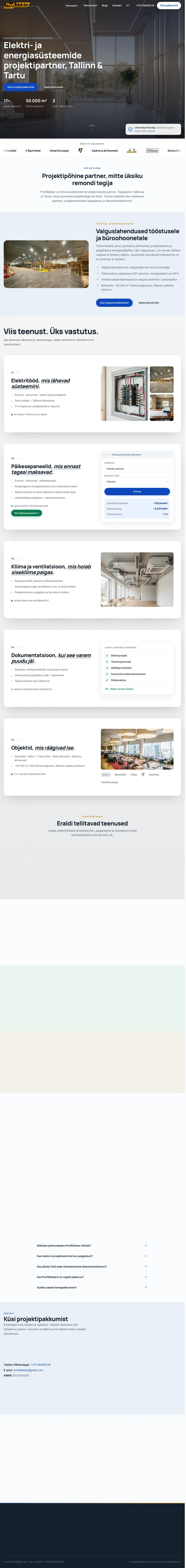 ProfiElekter OÜ proof screenshot